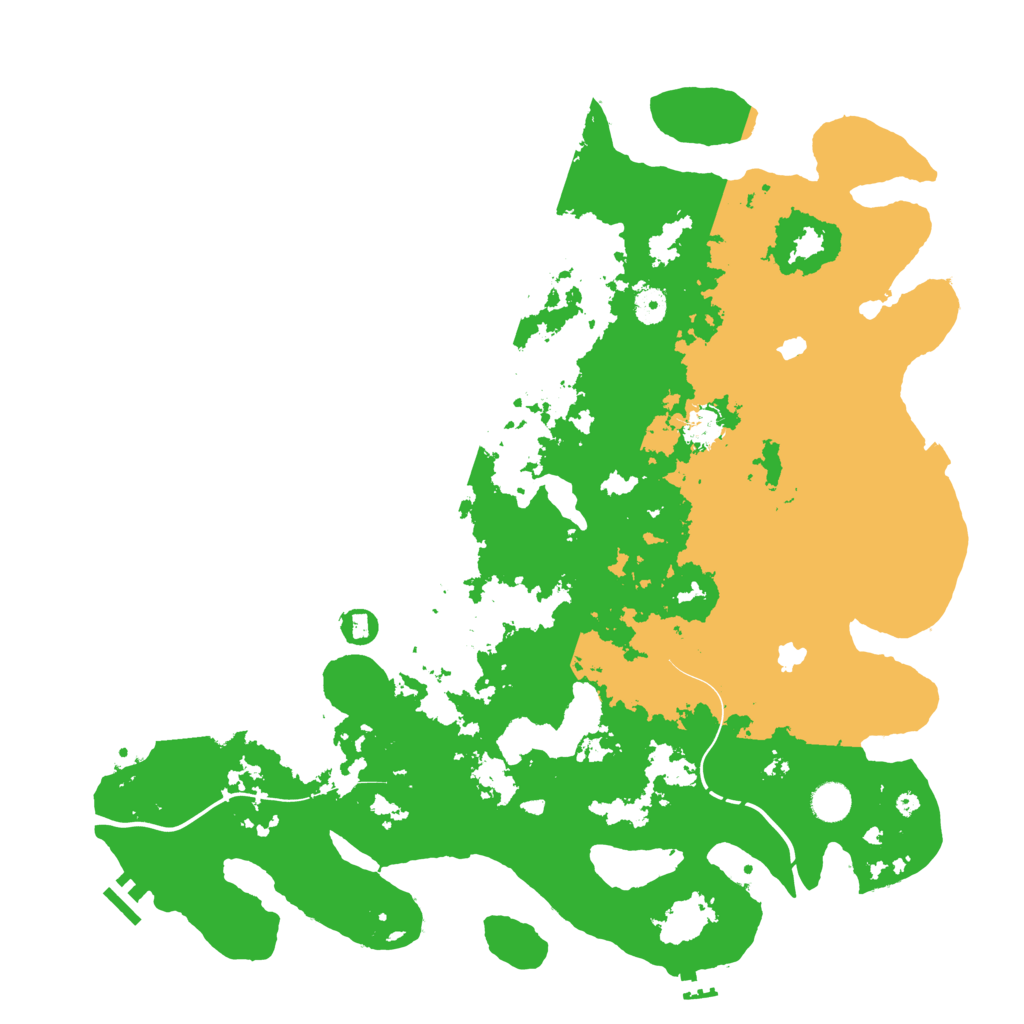 Biome Rust Map: Procedural Map, Size: 4500, Seed: 6443149