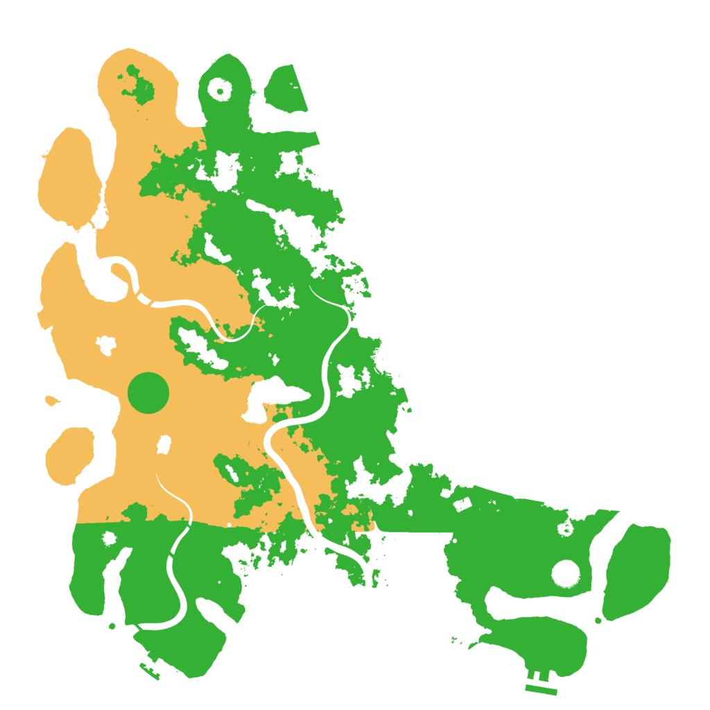 Biome Rust Map: Procedural Map, Size: 4500, Seed: 2470632