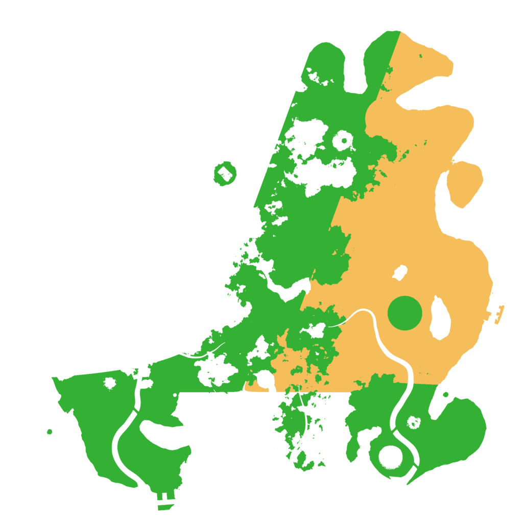 Biome Rust Map: Procedural Map, Size: 4000, Seed: 283742591