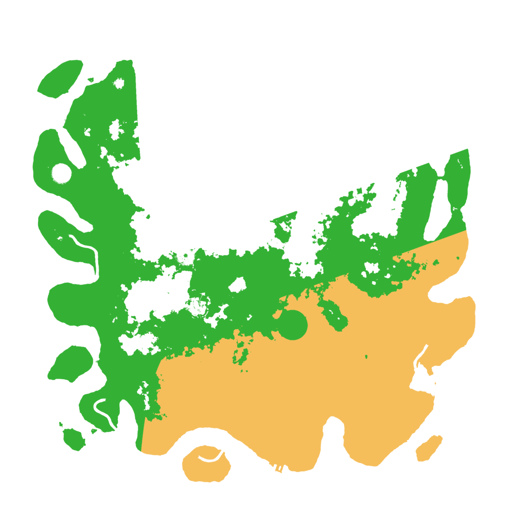 Biome Rust Map: Procedural Map, Size: 4500, Seed: 491360