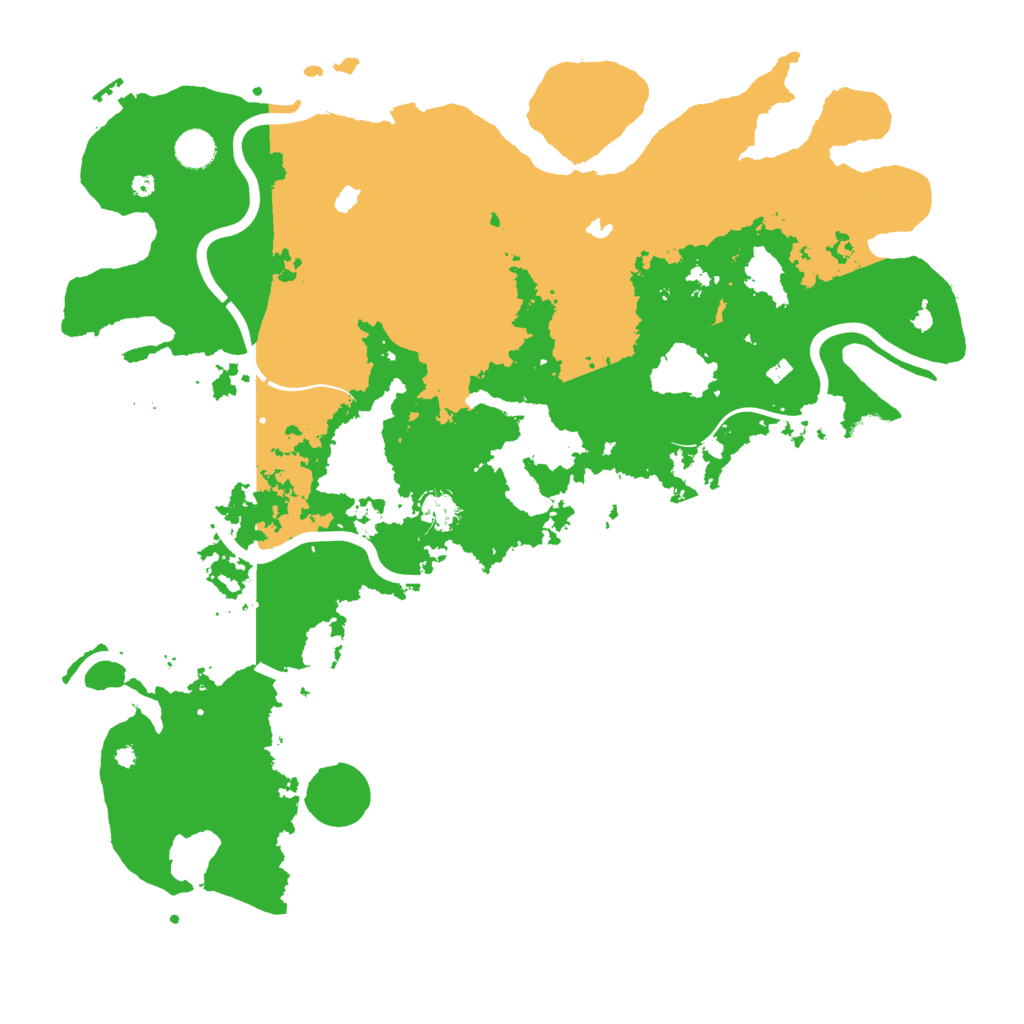Biome Rust Map: Procedural Map, Size: 4500, Seed: 2119523