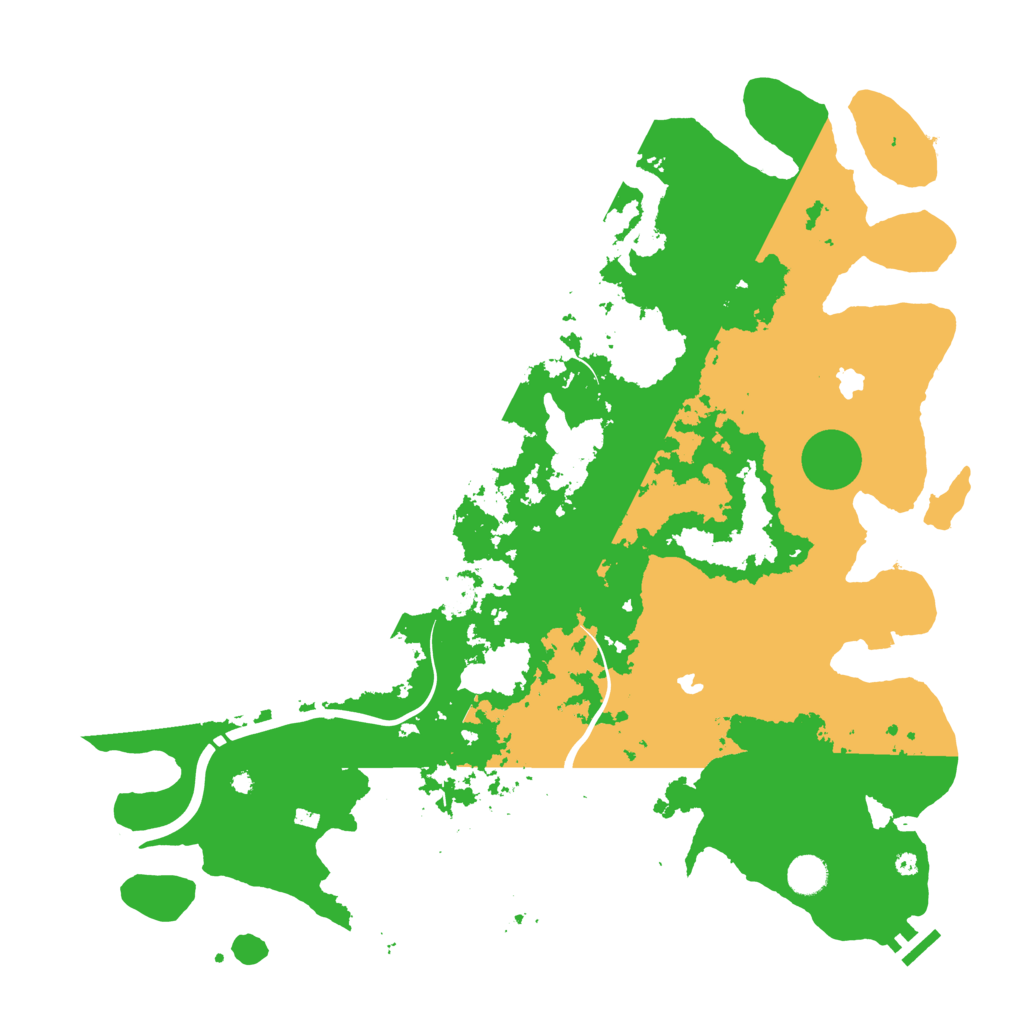 Biome Rust Map: Procedural Map, Size: 4500, Seed: 5405904
