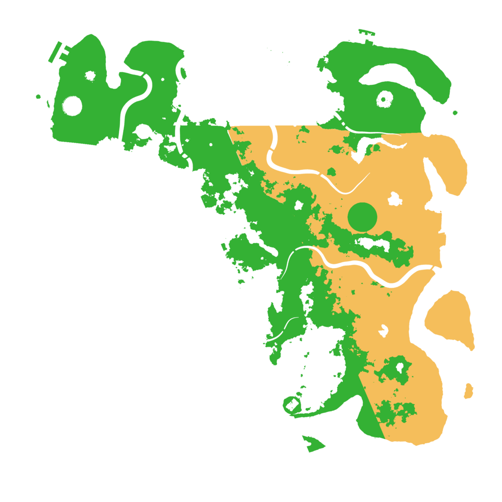 Biome Rust Map: Procedural Map, Size: 4500, Seed: 4378273
