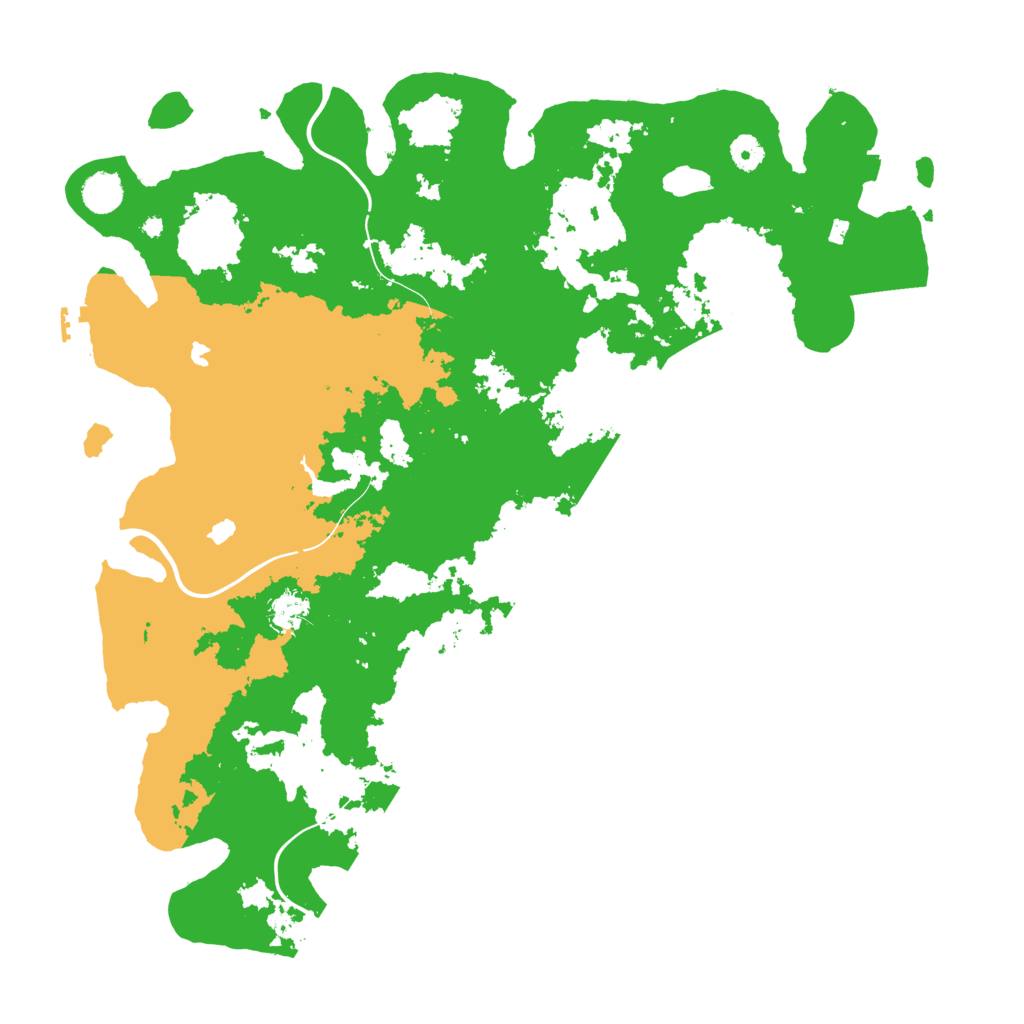 Biome Rust Map: Procedural Map, Size: 4500, Seed: 2402824
