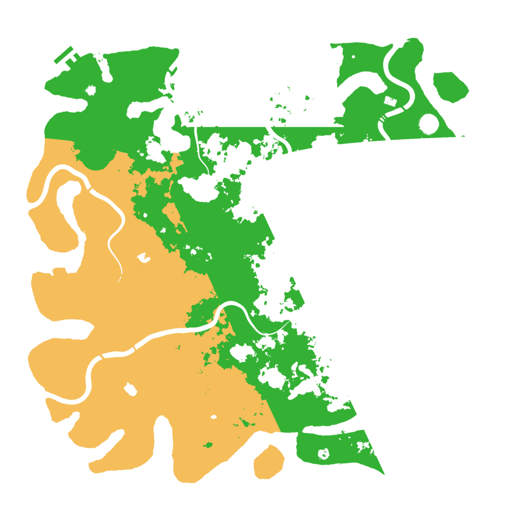 Biome Rust Map: Procedural Map, Size: 4500, Seed: 2142043