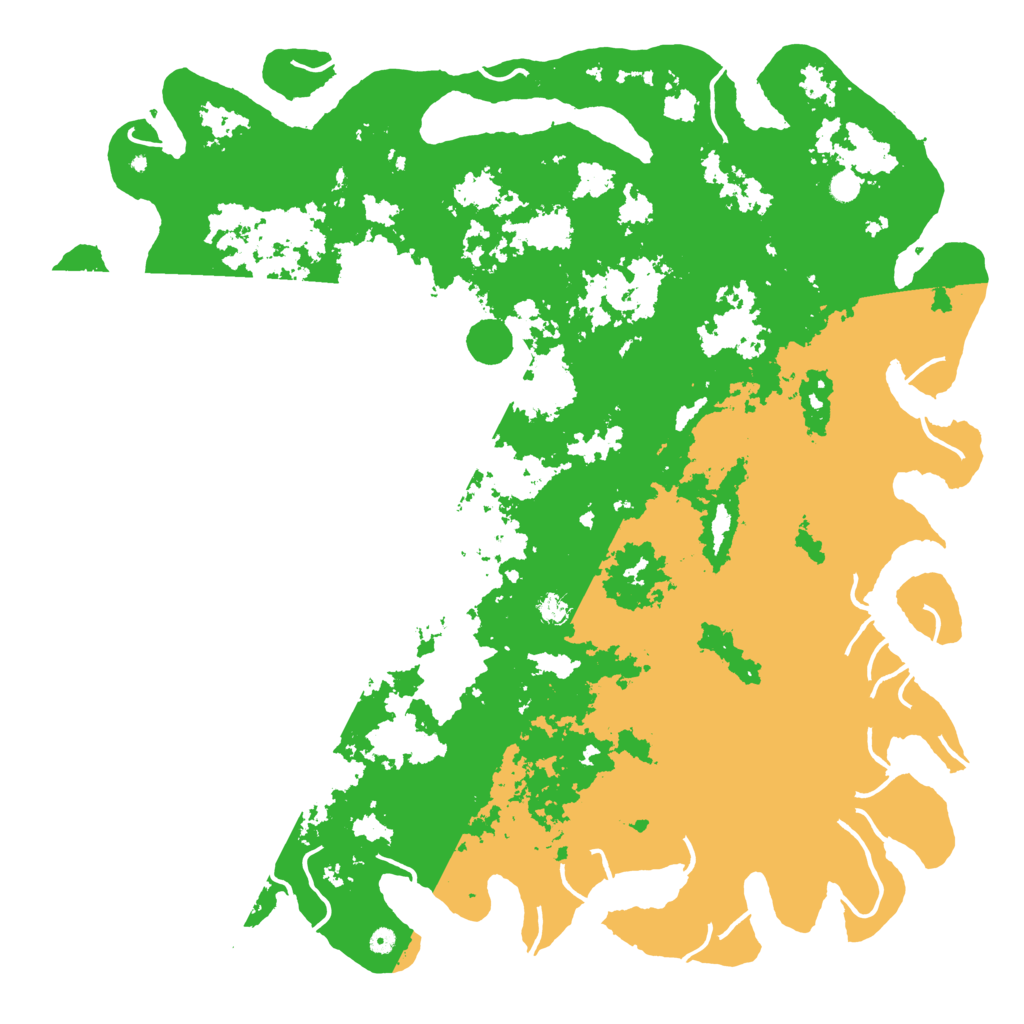 Biome Rust Map: Procedural Map, Size: 6000, Seed: 3244