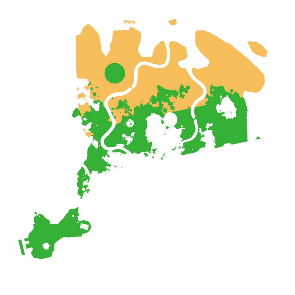 Biome Rust Map: Procedural Map, Size: 3800, Seed: 744208486