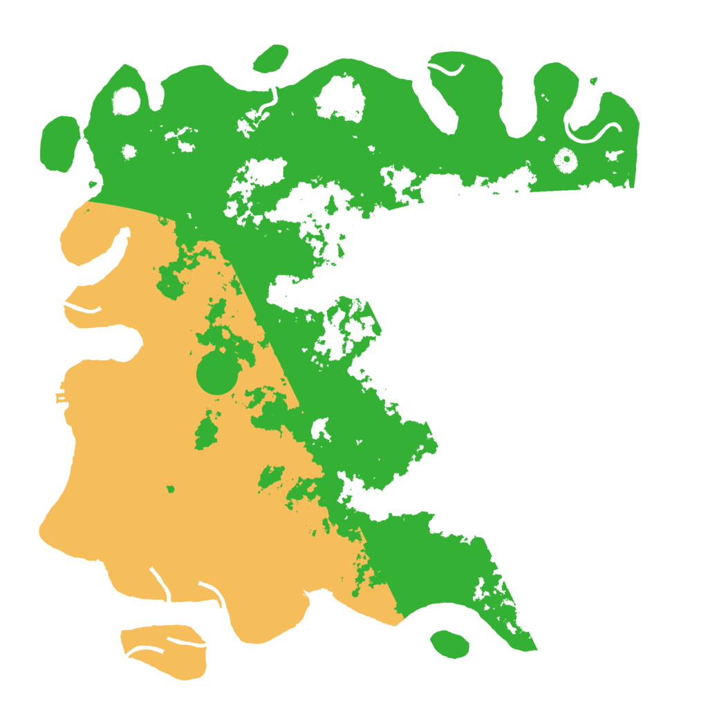 Biome Rust Map: Procedural Map, Size: 4500, Seed: 204084