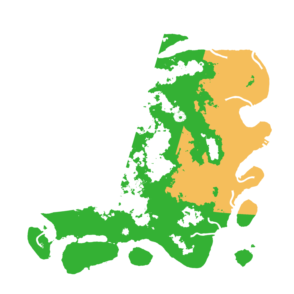 Biome Rust Map: Procedural Map, Size: 3800, Seed: 51684512