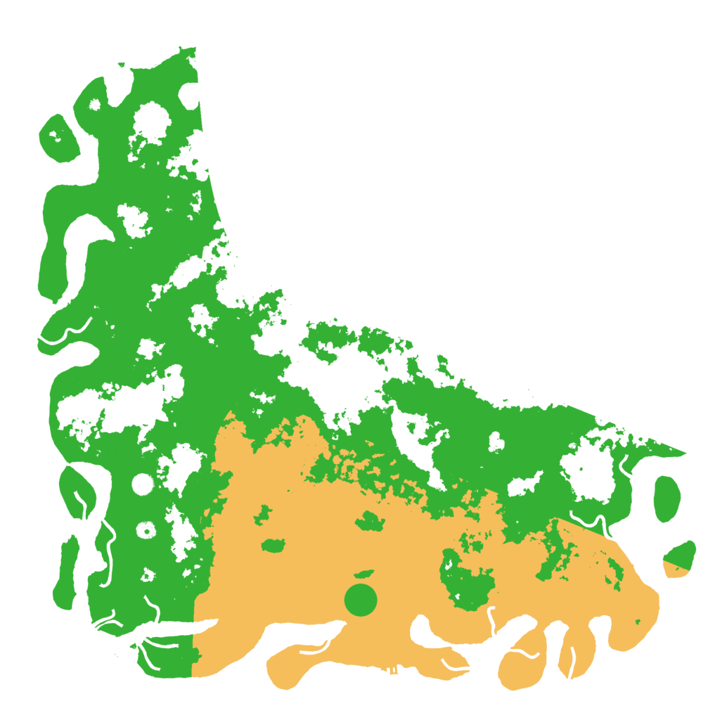 Biome Rust Map: Procedural Map, Size: 5800, Seed: 68123189