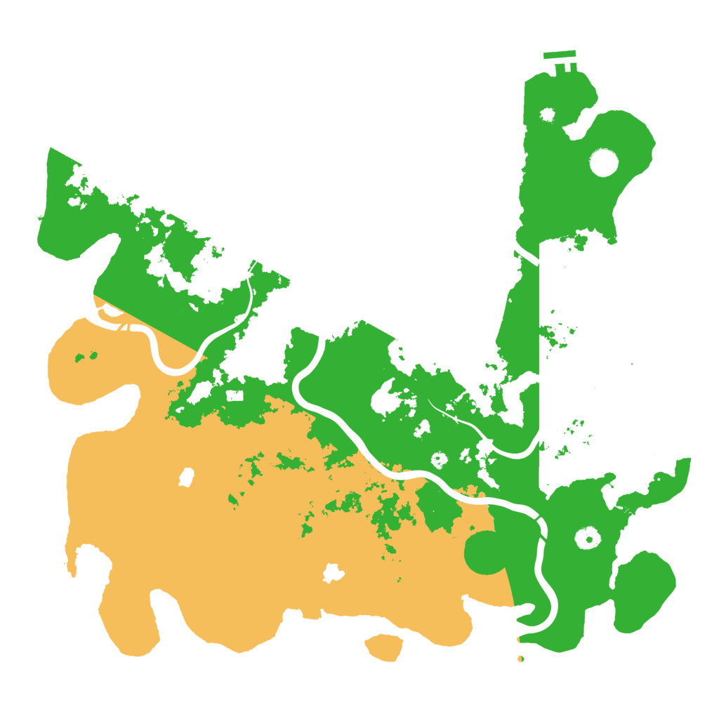 Biome Rust Map: Procedural Map, Size: 4500, Seed: 6029347