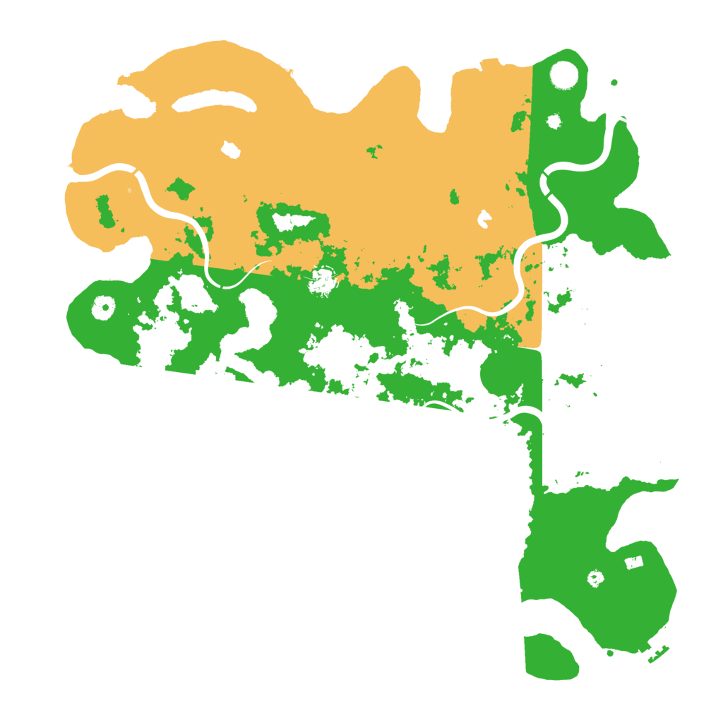 Biome Rust Map: Procedural Map, Size: 4500, Seed: 4414820