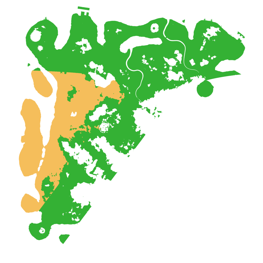 Biome Rust Map: Procedural Map, Size: 4500, Seed: 1876083