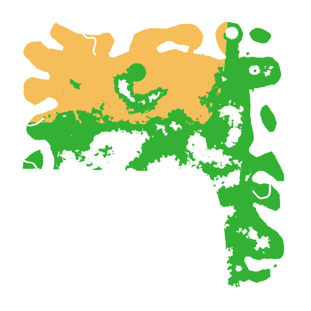 Biome Rust Map: Procedural Map, Size: 4500, Seed: 1027170