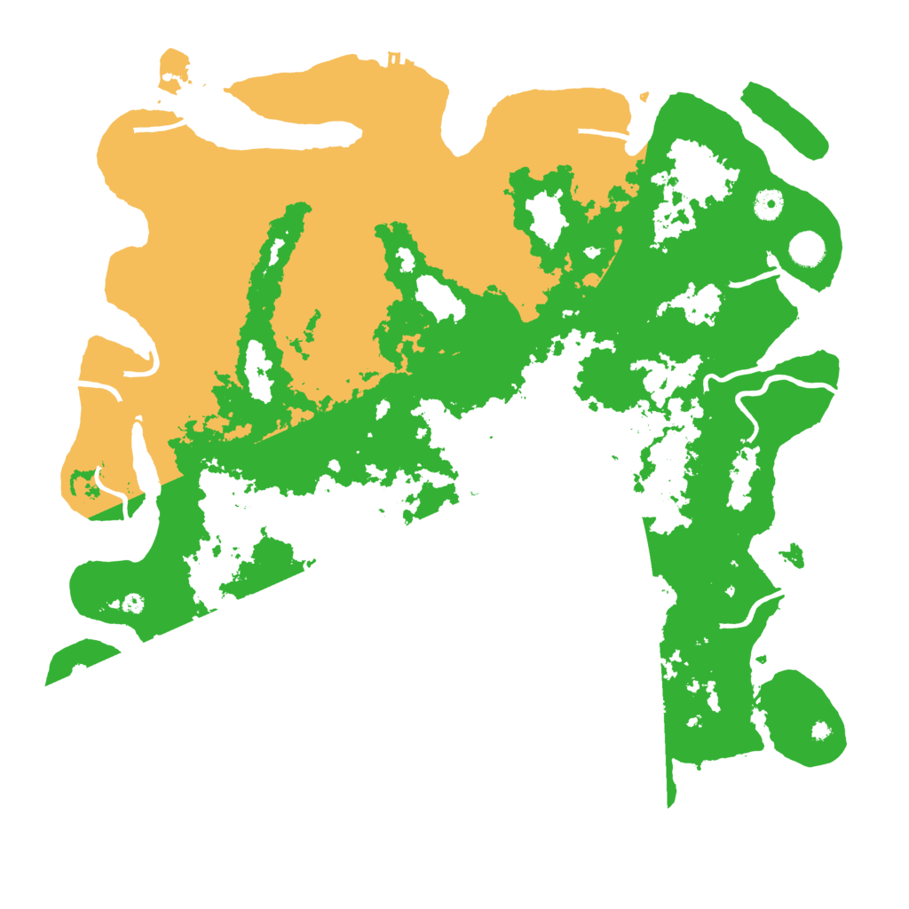 Biome Rust Map: Procedural Map, Size: 4500, Seed: 571173