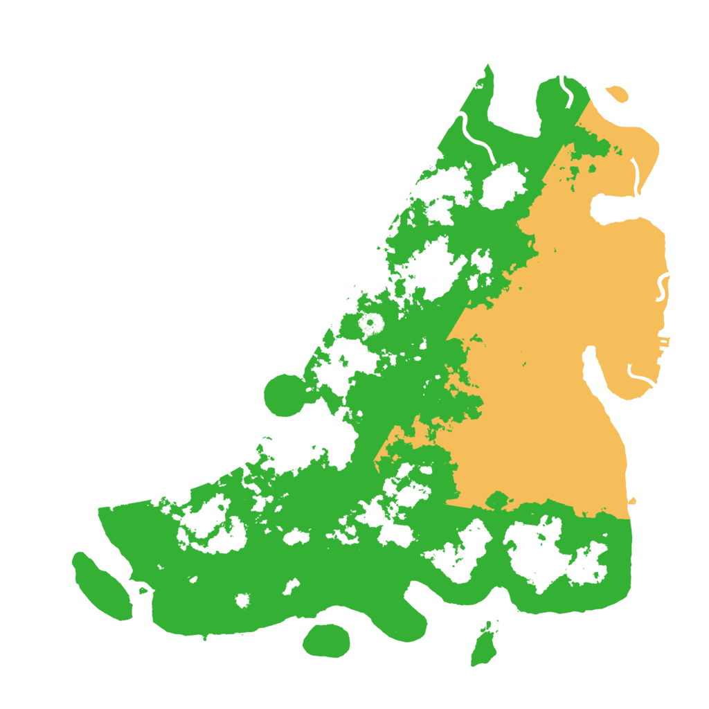 Biome Rust Map: Procedural Map, Size: 4500, Seed: 3887715