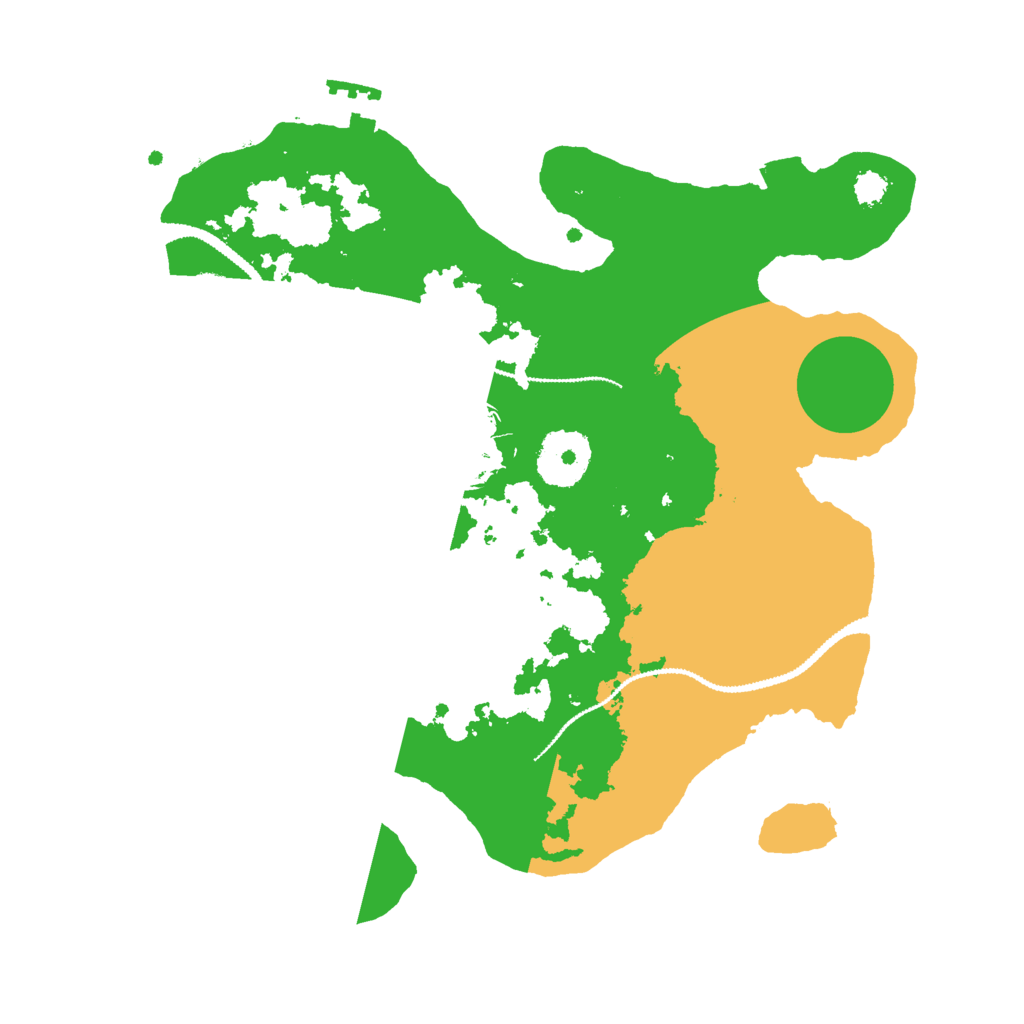 Biome Rust Map: Procedural Map, Size: 2800, Seed: 68921