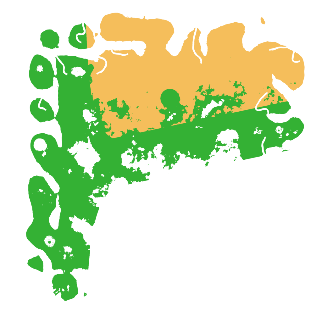 Biome Rust Map: Procedural Map, Size: 4500, Seed: 3500826