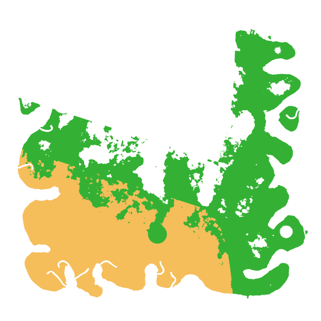 Biome Rust Map: Procedural Map, Size: 4500, Seed: 3066662
