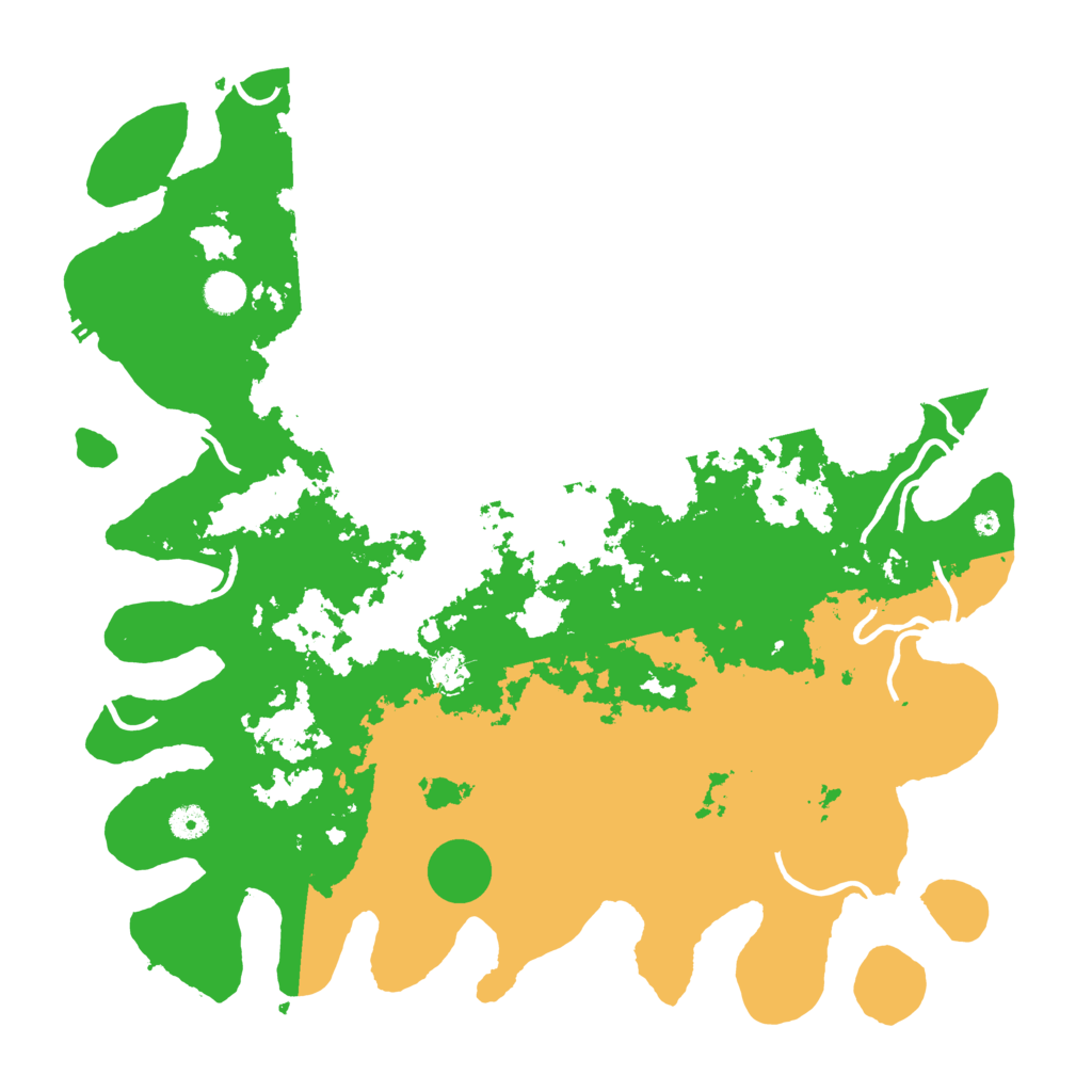 Biome Rust Map: Procedural Map, Size: 4500, Seed: 3075406