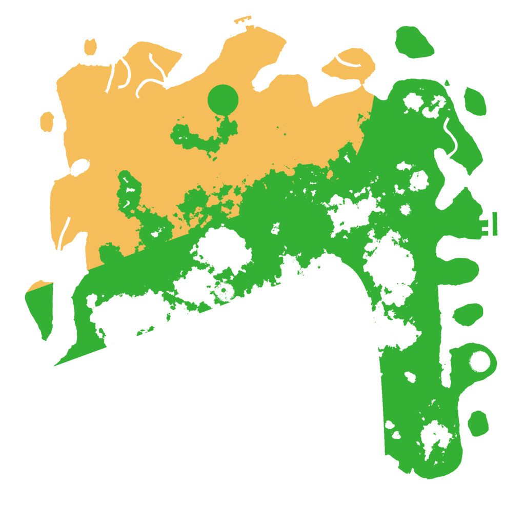 Biome Rust Map: Procedural Map, Size: 4500, Seed: 1317552756