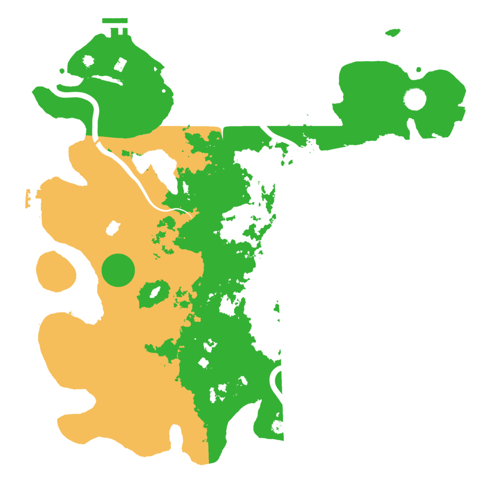 Biome Rust Map: Procedural Map, Size: 4000, Seed: 1405