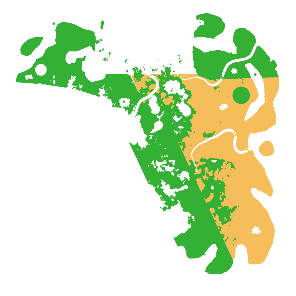 Biome Rust Map: Procedural Map, Size: 4500, Seed: 407109