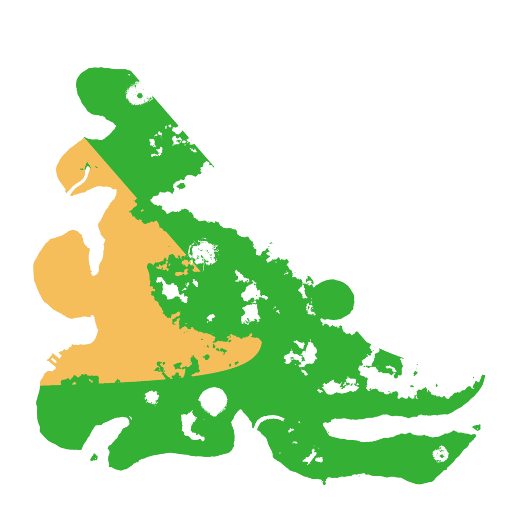 Biome Rust Map: Procedural Map, Size: 3500, Seed: 56234