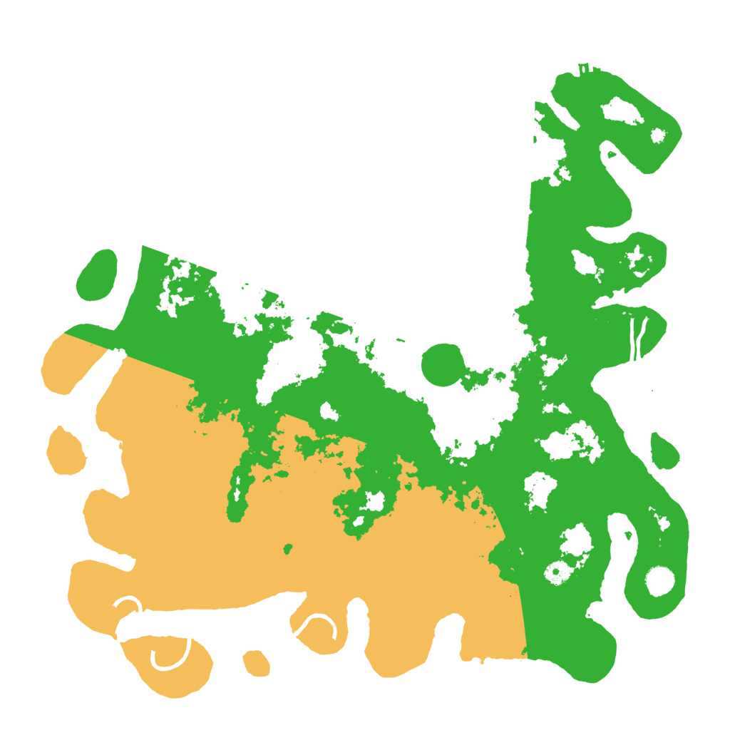 Biome Rust Map: Procedural Map, Size: 4500, Seed: 177619