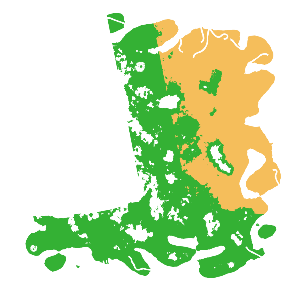 Biome Rust Map: Procedural Map, Size: 4500, Seed: 5710185