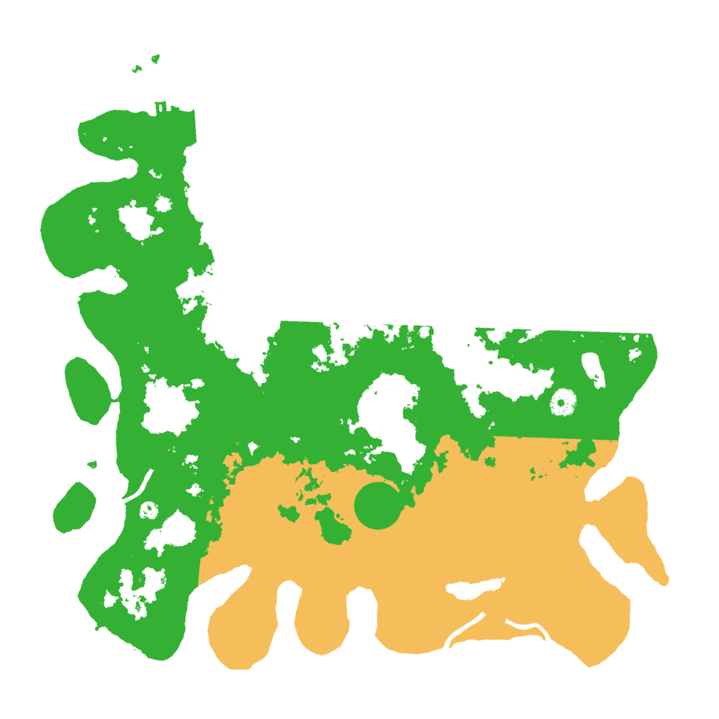 Biome Rust Map: Procedural Map, Size: 4000, Seed: 25458