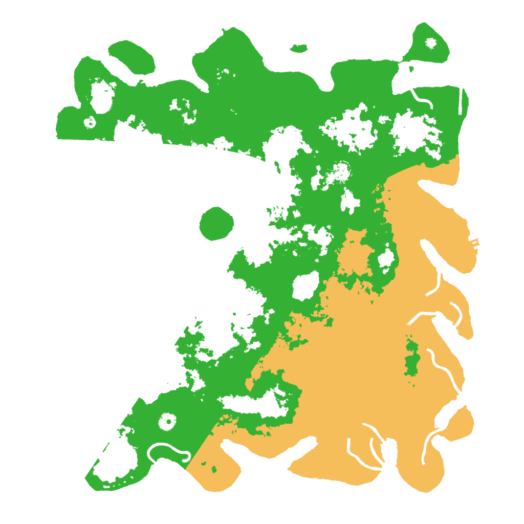 Biome Rust Map: Procedural Map, Size: 4500, Seed: 1888025