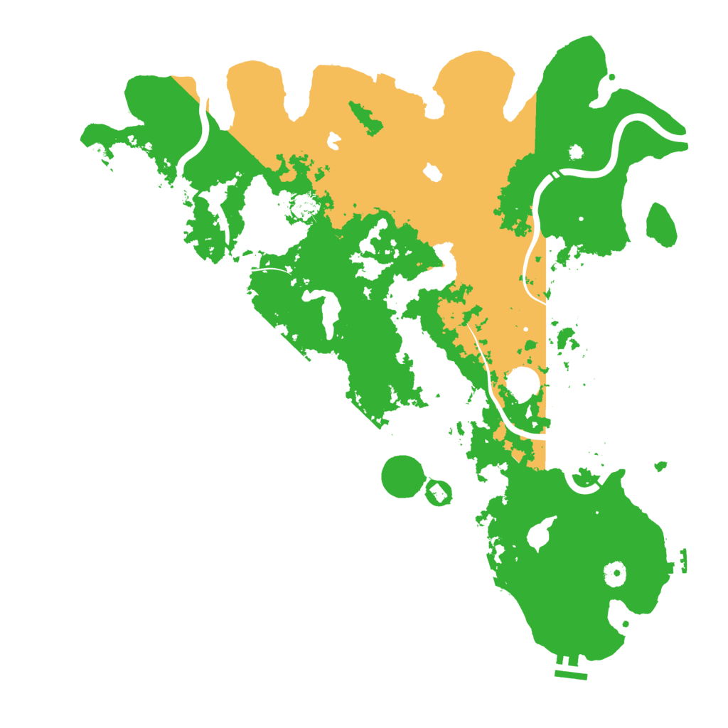 Biome Rust Map: Procedural Map, Size: 4500, Seed: 4424607