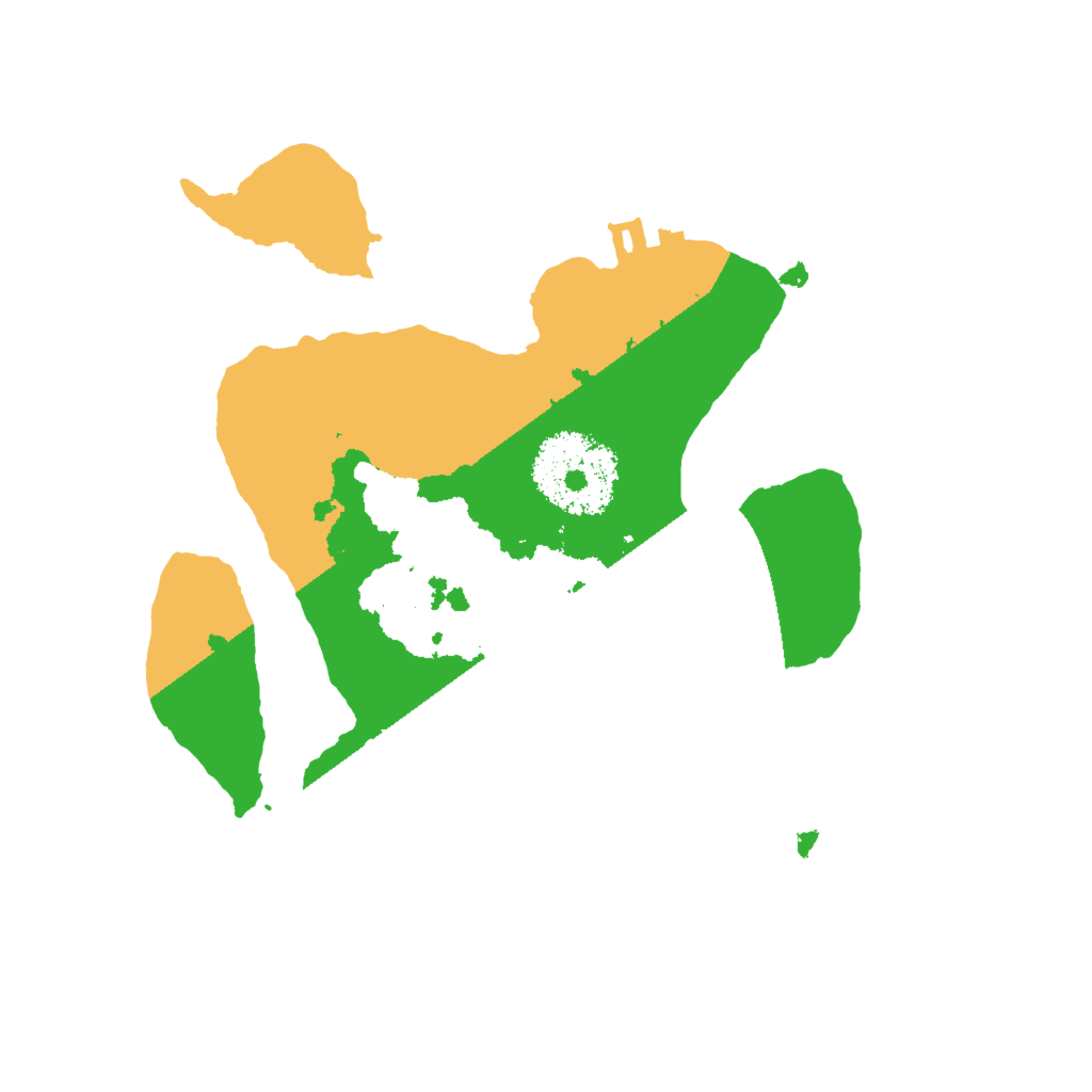 Biome Rust Map: Procedural Map, Size: 2000, Seed: 34356