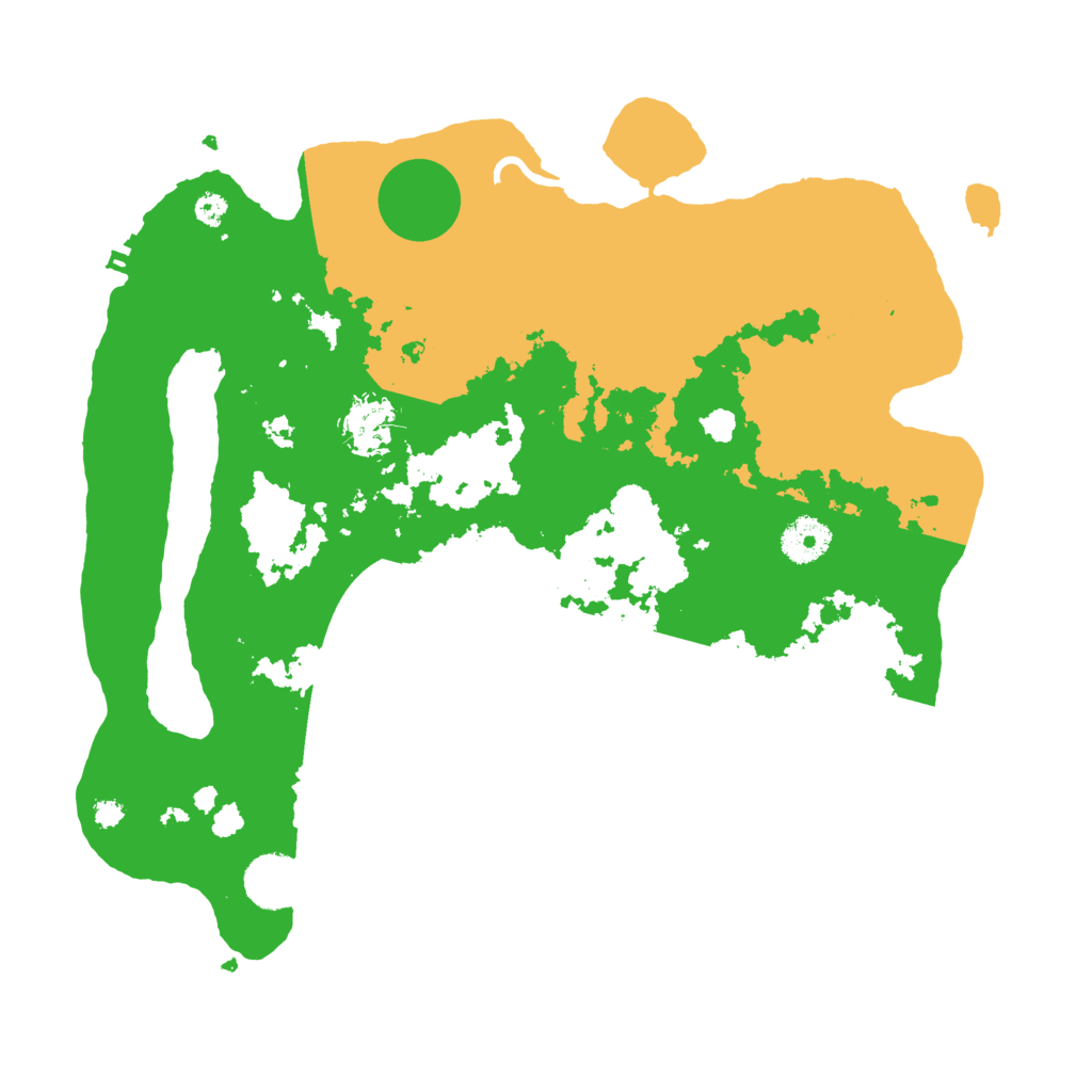 Biome Rust Map: Procedural Map, Size: 3500, Seed: 436814480