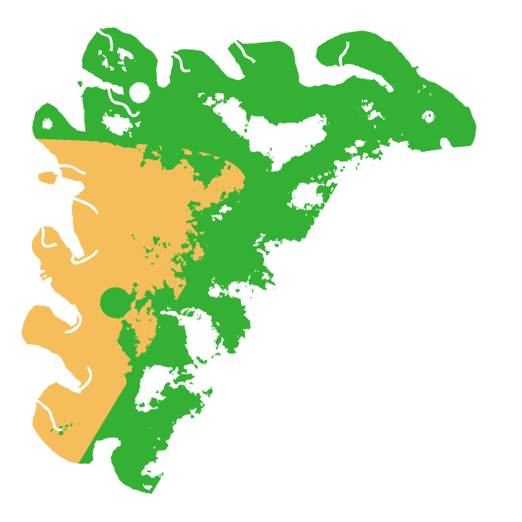 Biome Rust Map: Procedural Map, Size: 4500, Seed: 4260977