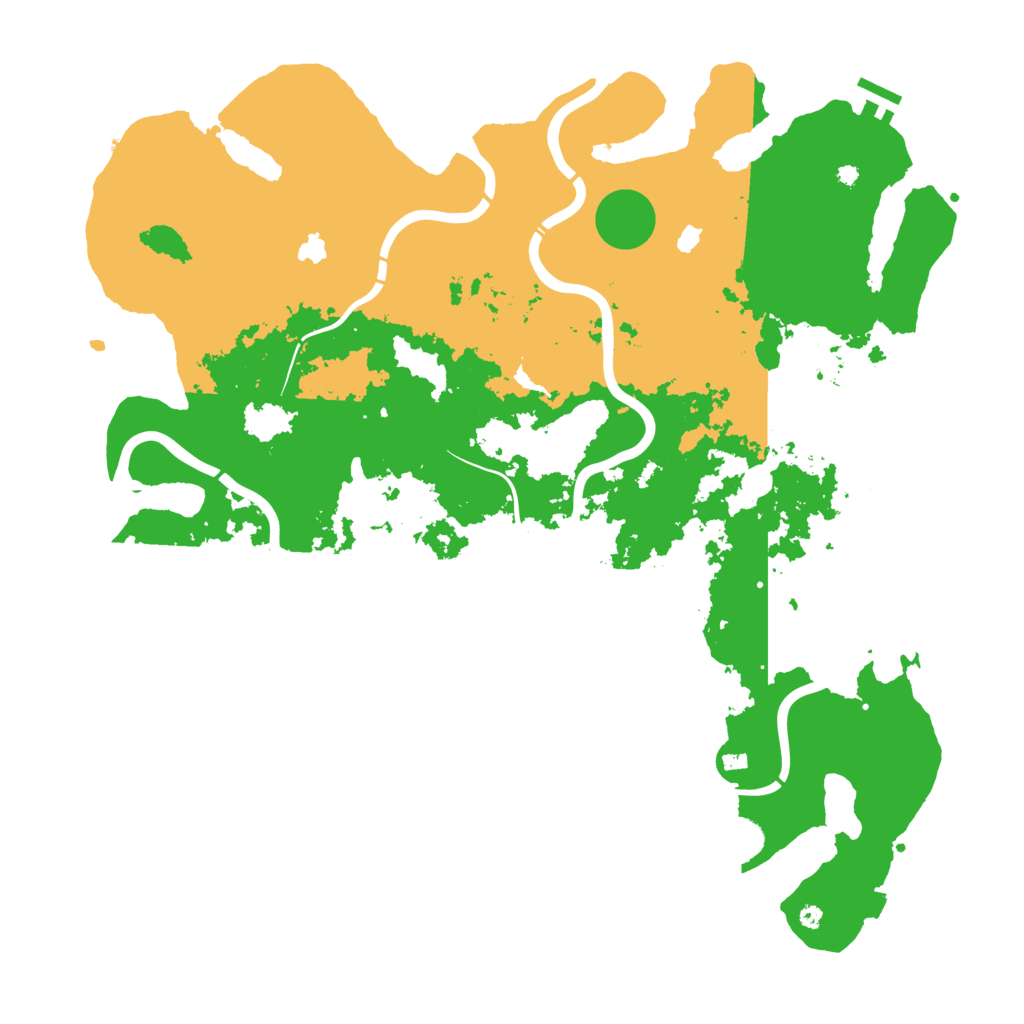 Biome Rust Map: Procedural Map, Size: 4500, Seed: 4308702