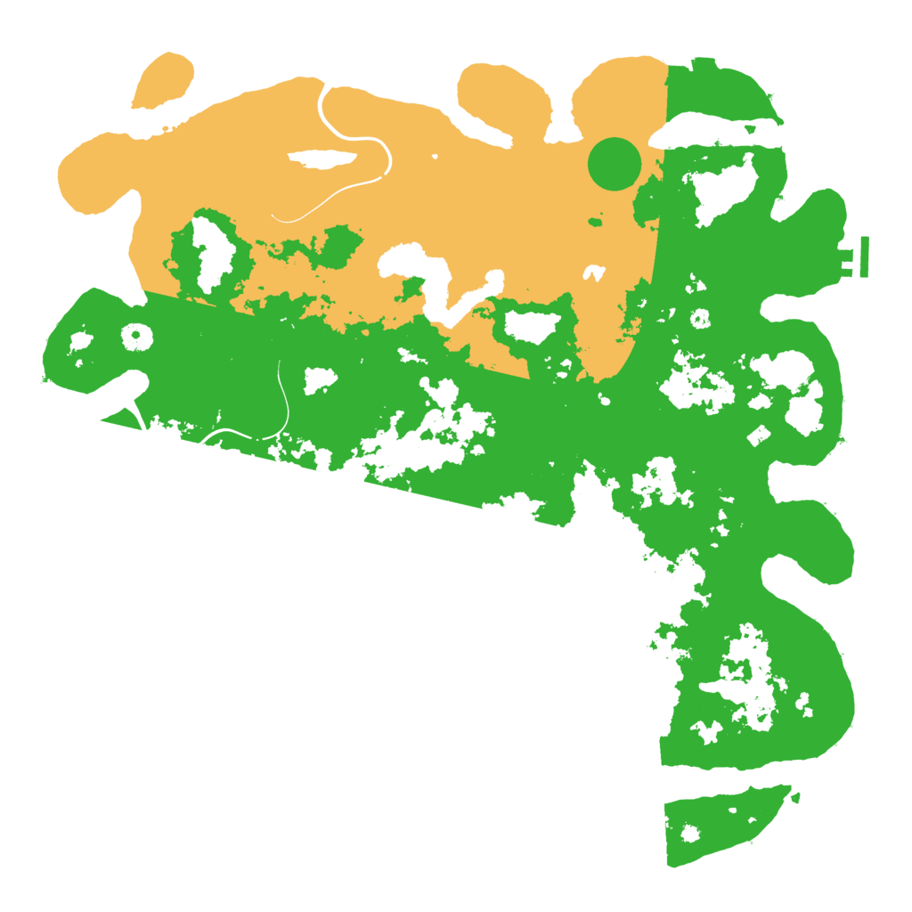 Biome Rust Map: Procedural Map, Size: 4500, Seed: 805961