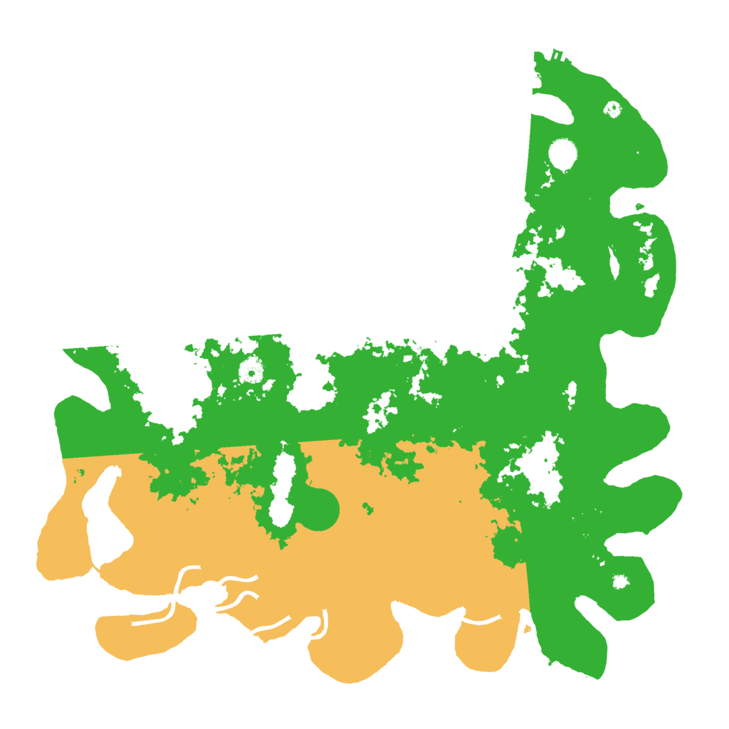 Biome Rust Map: Procedural Map, Size: 4500, Seed: 5477514