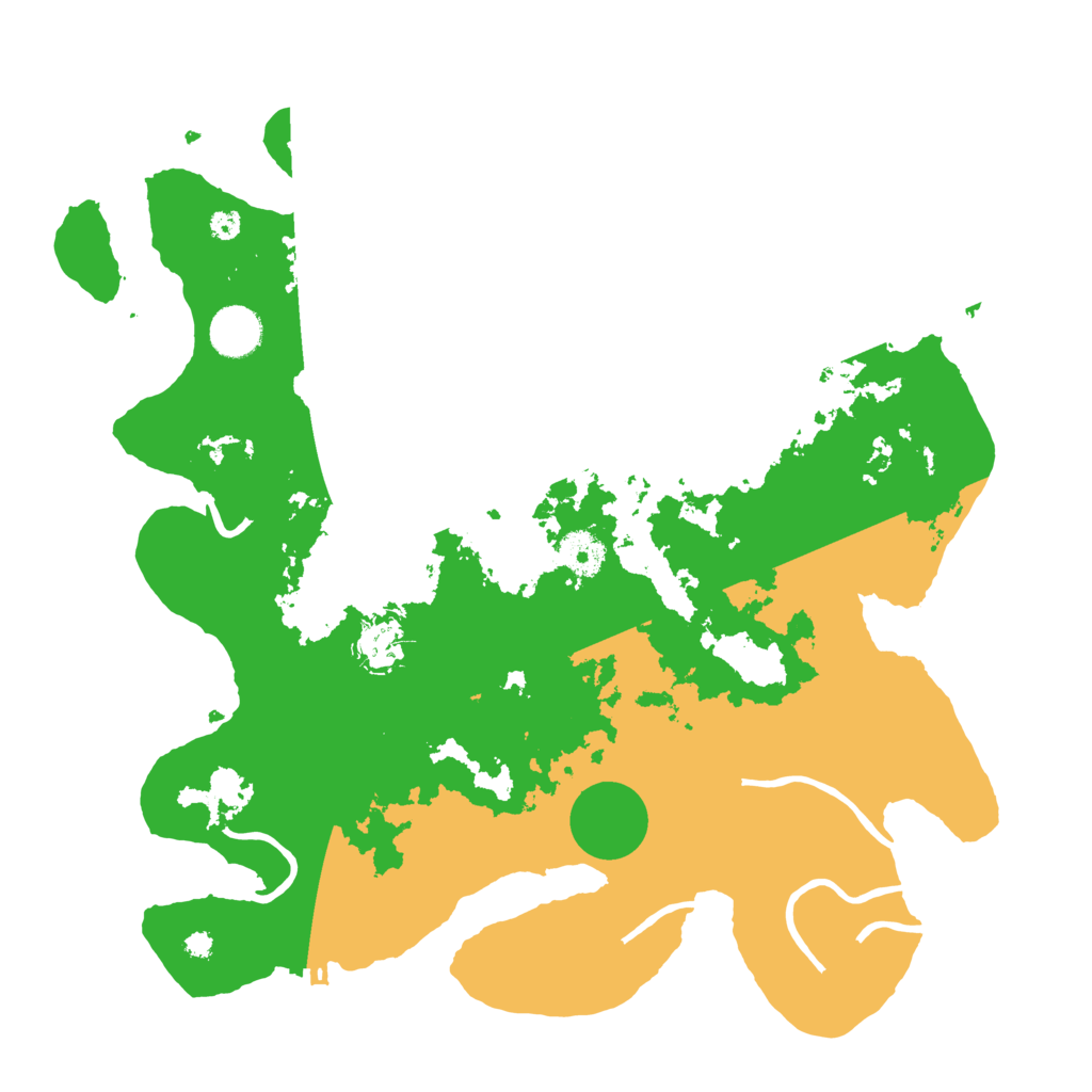 Biome Rust Map: Procedural Map, Size: 3700, Seed: 892764917