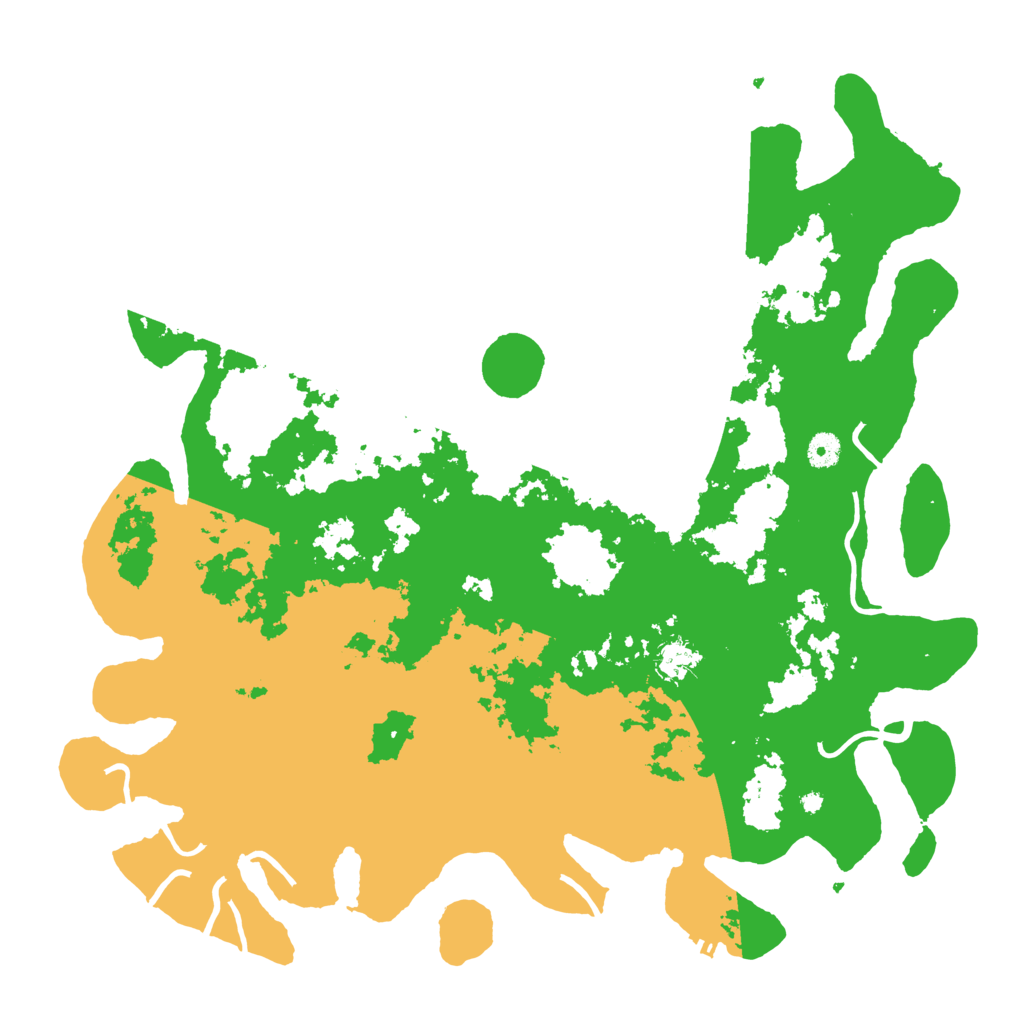 Biome Rust Map: Procedural Map, Size: 4500, Seed: 3911263