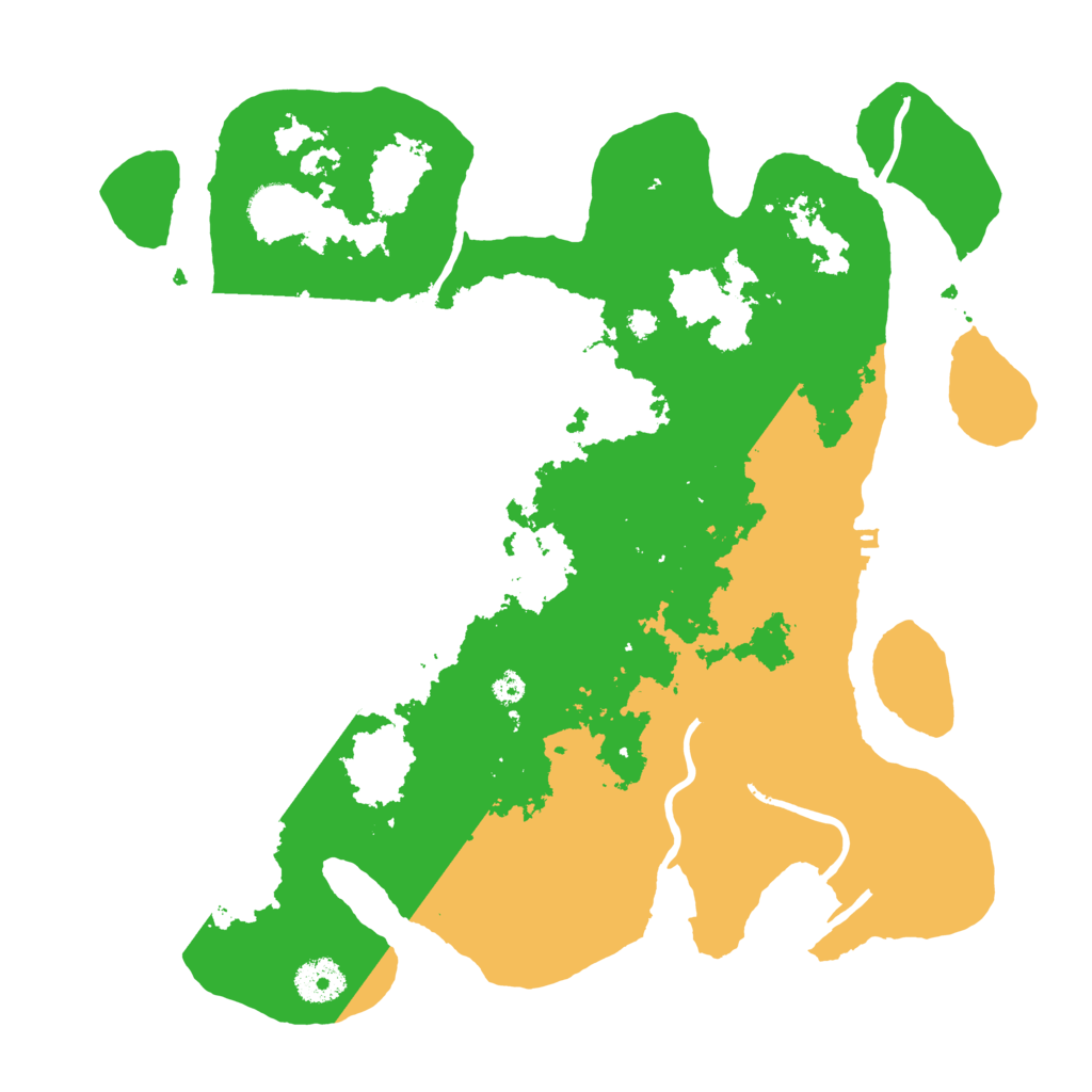 Biome Rust Map: Procedural Map, Size: 3500, Seed: 1586280051