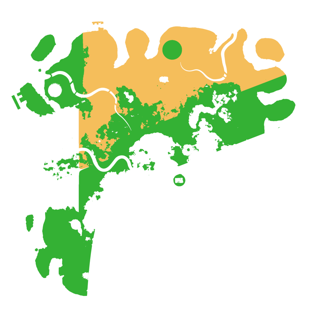 Biome Rust Map: Procedural Map, Size: 4250, Seed: 595535370