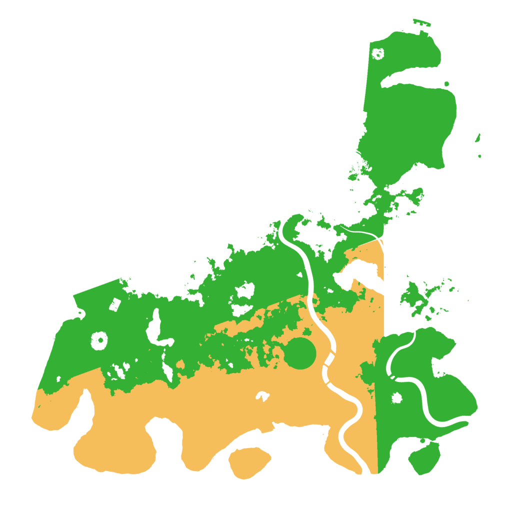Biome Rust Map: Procedural Map, Size: 4250, Seed: 837889