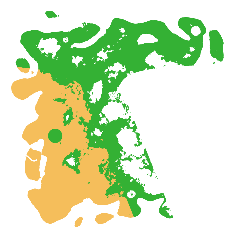 Biome Rust Map: Procedural Map, Size: 4500, Seed: 2615117