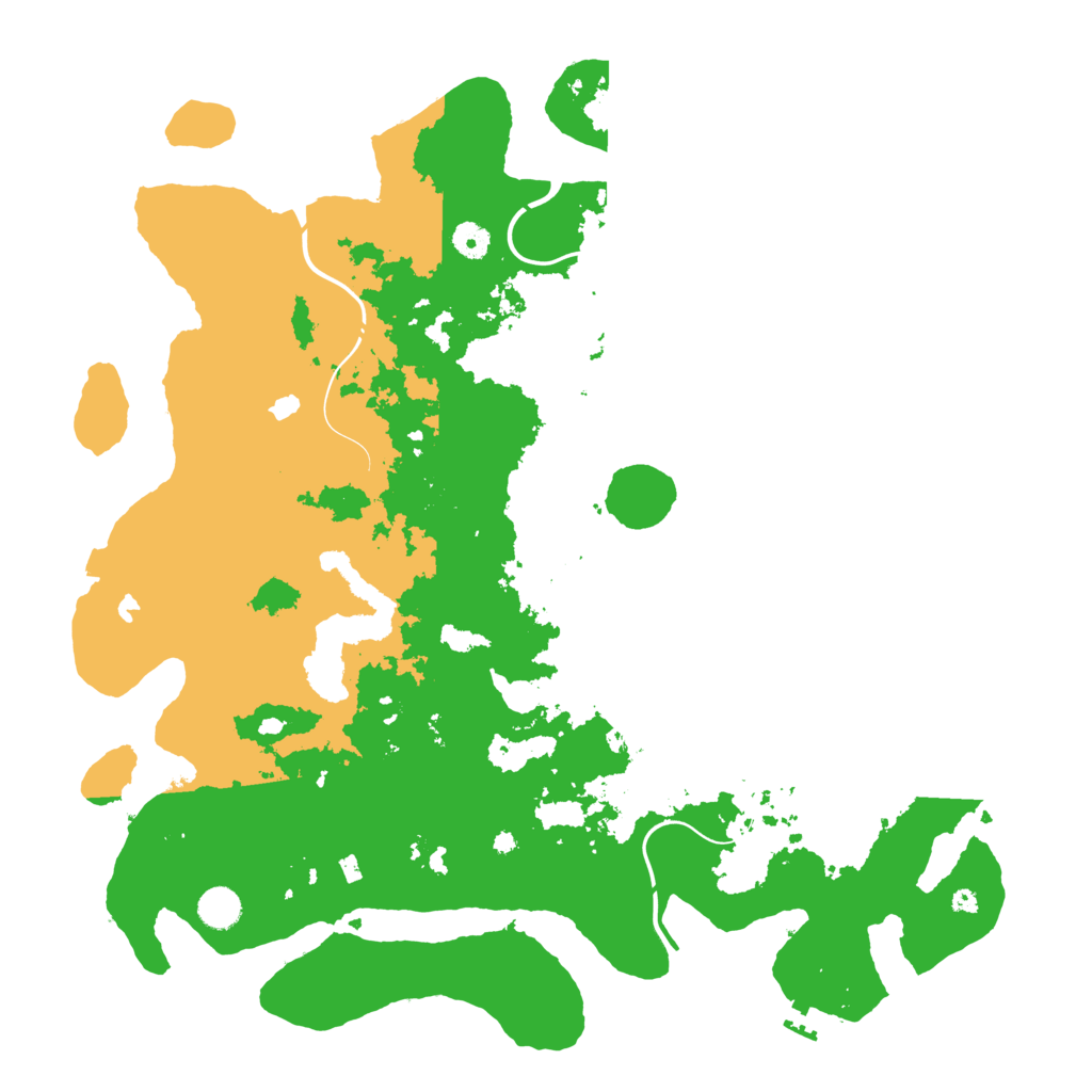 Biome Rust Map: Procedural Map, Size: 4500, Seed: 3501211