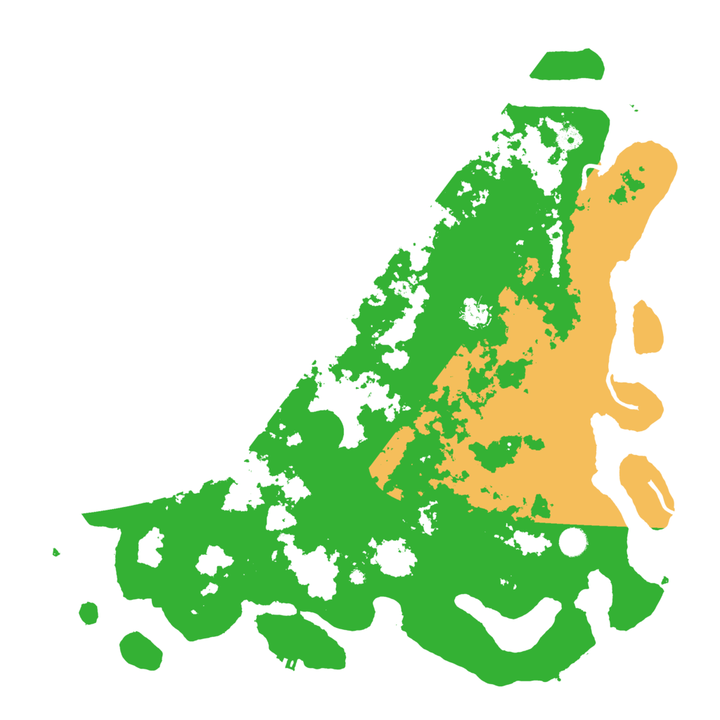 Biome Rust Map: Procedural Map, Size: 4500, Seed: 791251