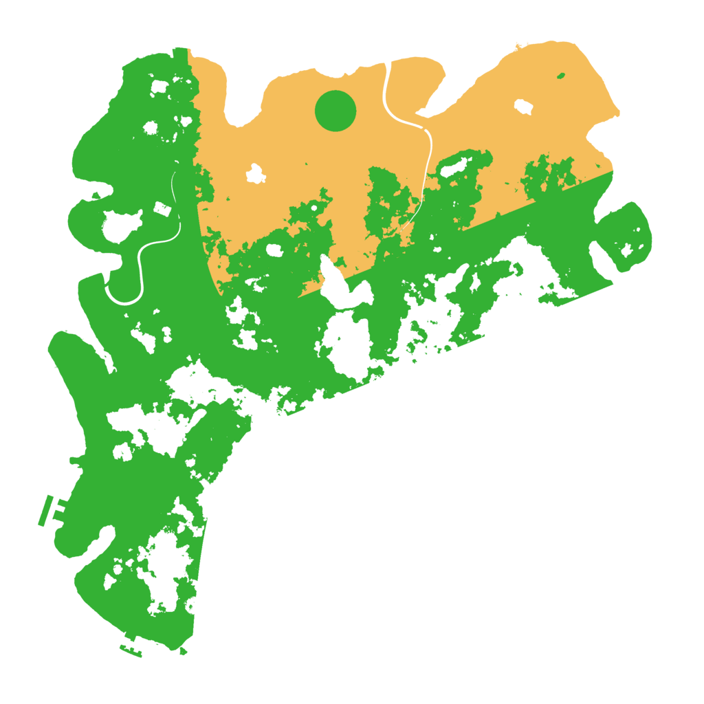 Biome Rust Map: Procedural Map, Size: 4500, Seed: 146480034