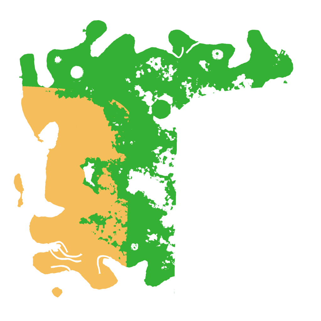 Biome Rust Map: Procedural Map, Size: 4500, Seed: 1227960