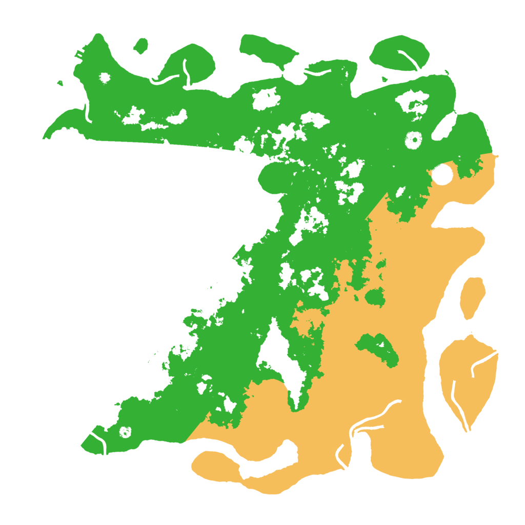 Biome Rust Map: Procedural Map, Size: 4500, Seed: 1412241